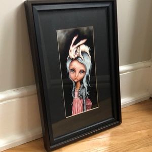 Angelina Wrona Framed Print “Bunny Couture”